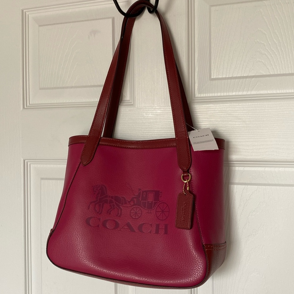NWT authentic Coach bag Red Leather